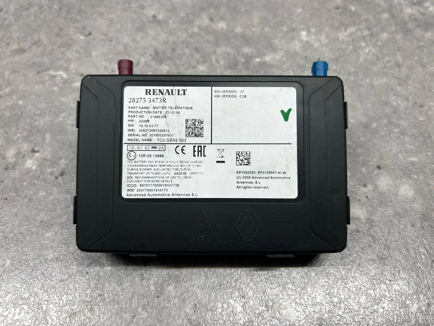 Блок навигации Nissan Terrano D10 2018 282753473R - изображение 1