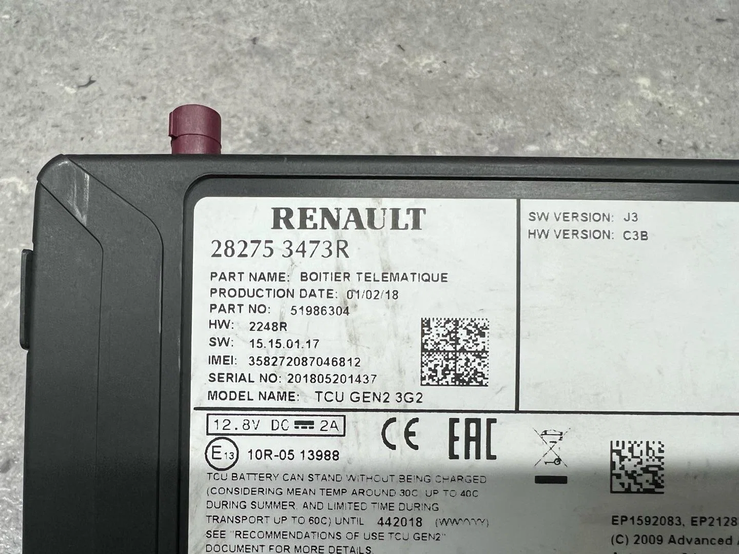 Блок навигации Nissan Terrano D10 2018 282753473R - миниатюра 2