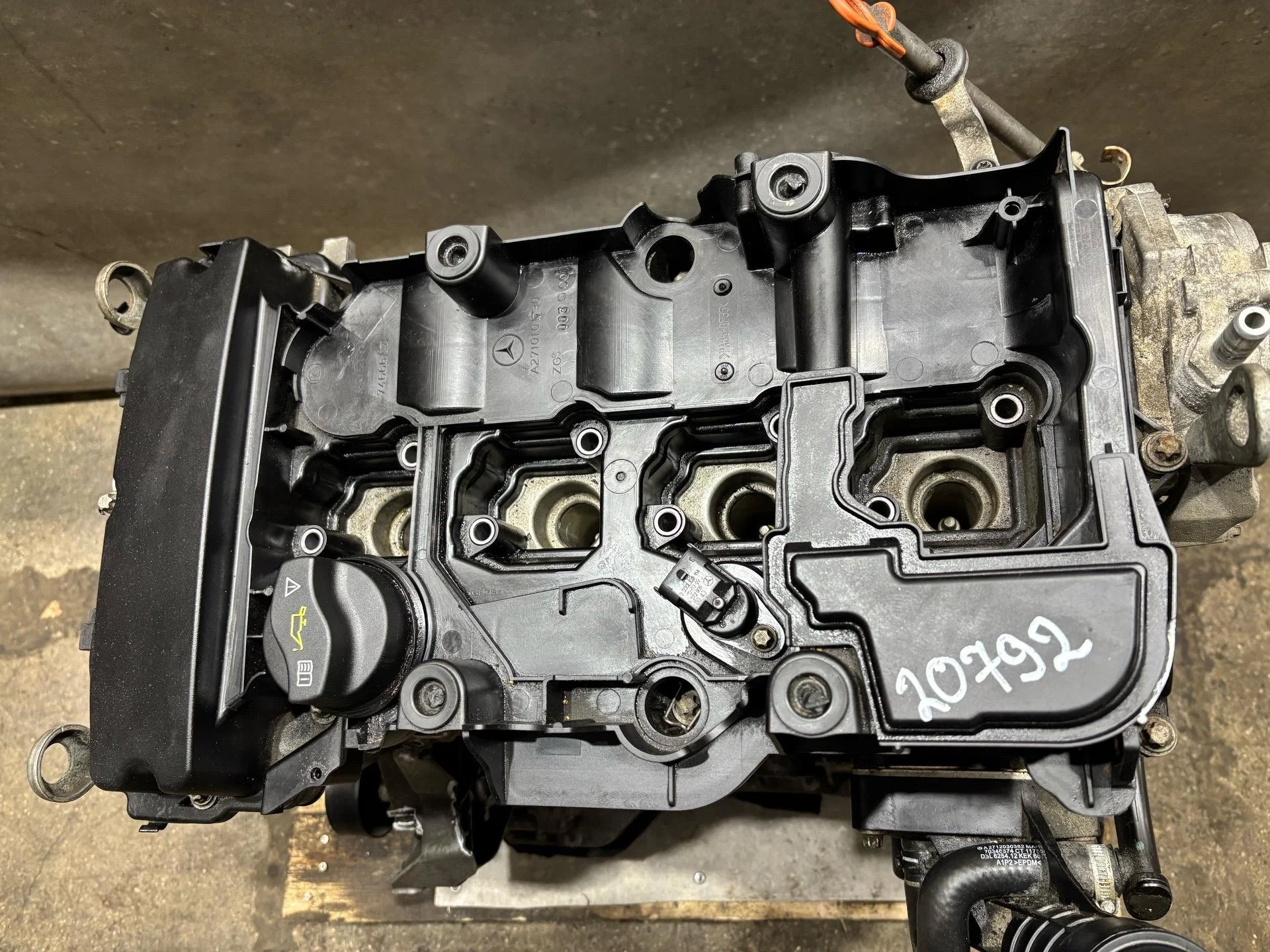 Двигатель M271.820 Mercedes-Benz C W204 рест. C204 - миниатюра 3