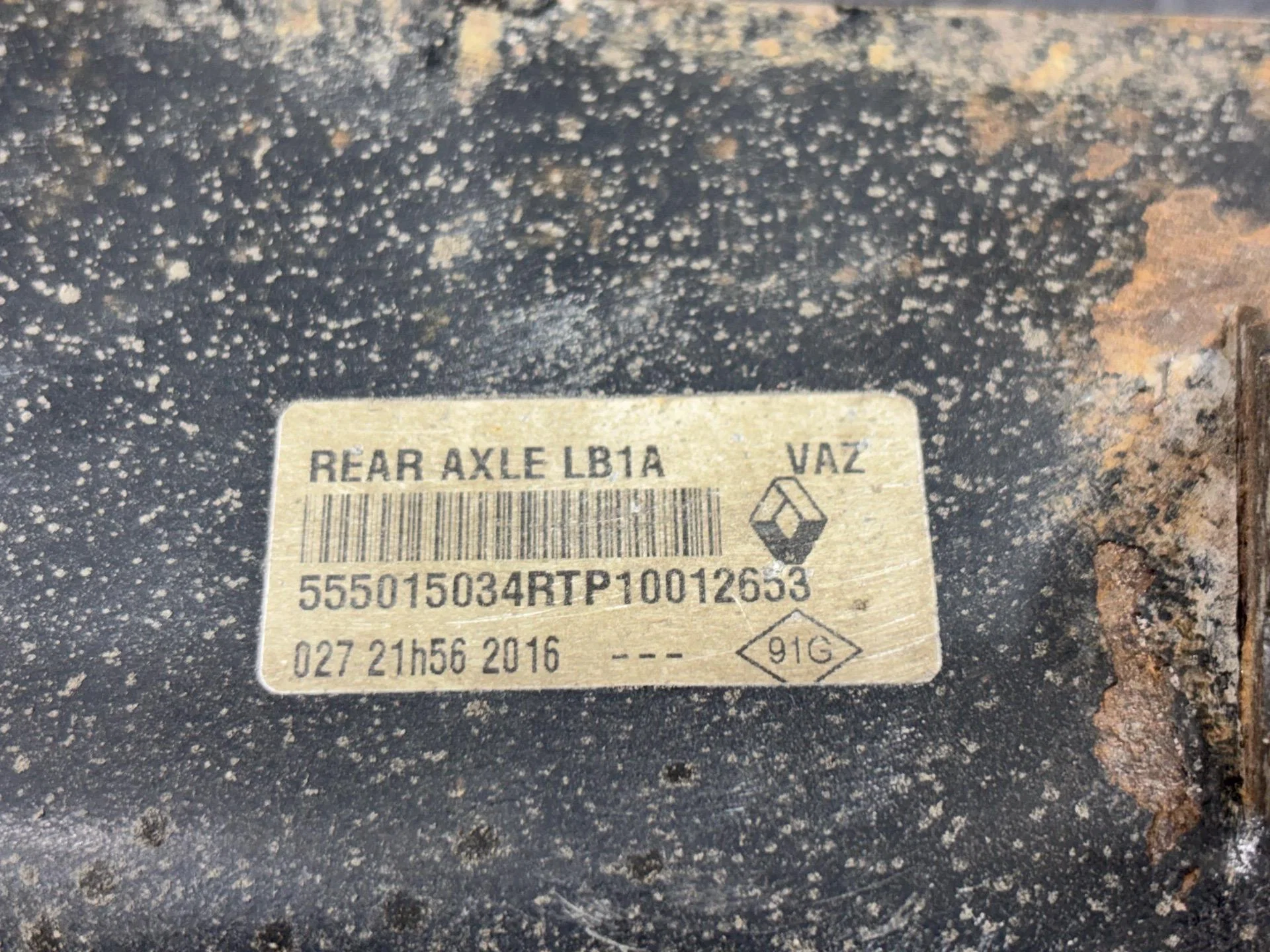 Балка задняя Nissan Almera G15 2016 5550100Q0C - миниатюра 7