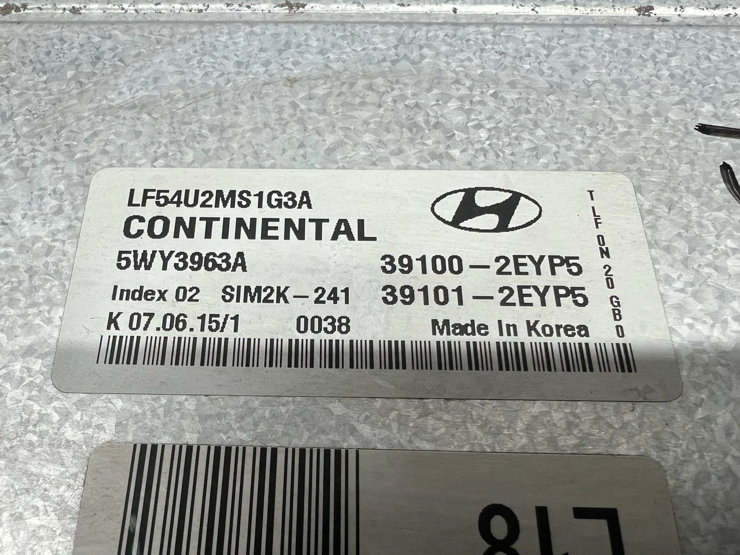 Блок управления двигателем Hyundai Sonata 7 LF - миниатюра 5