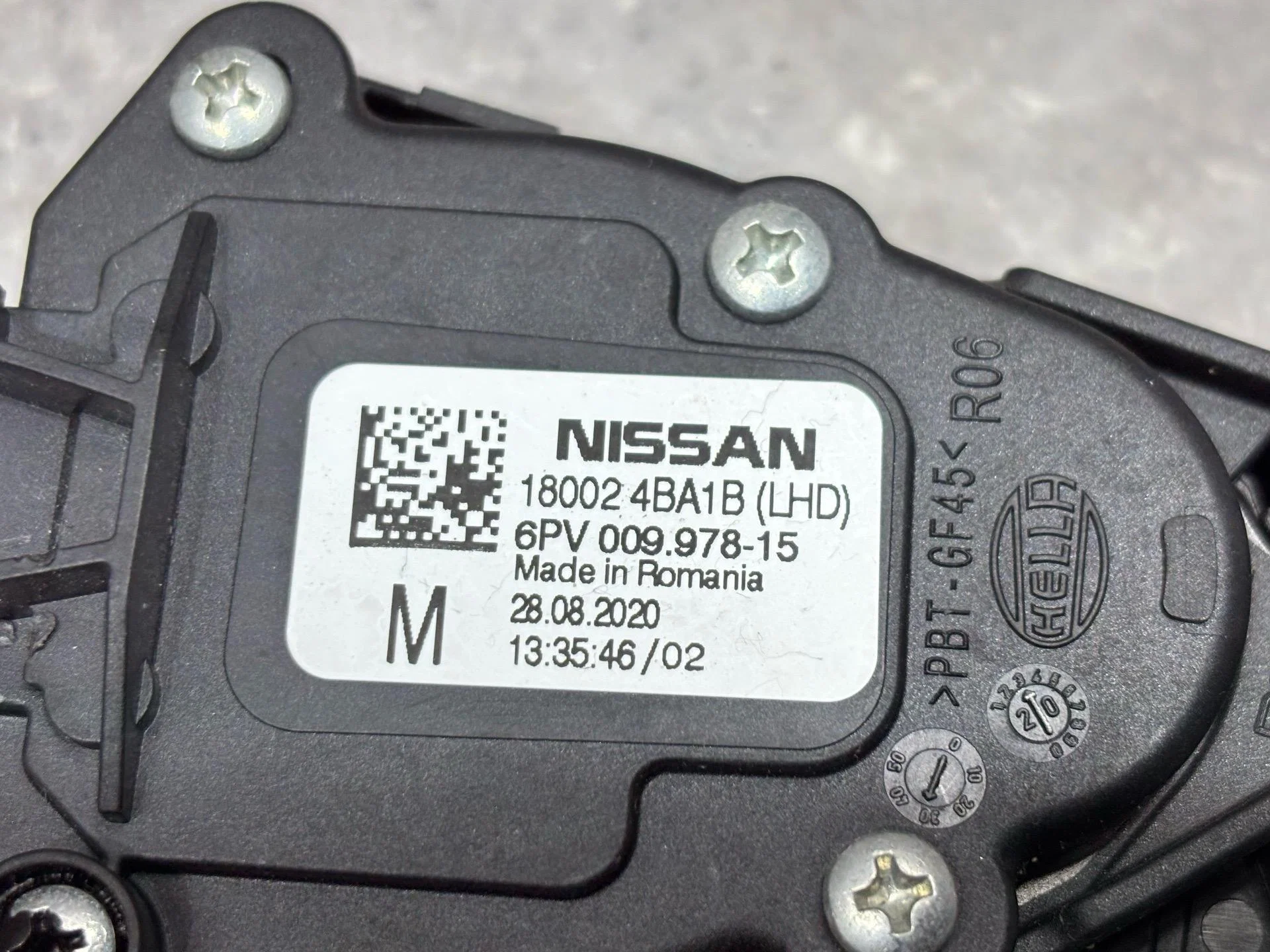 Педаль газа Nissan Qashqai J11 рест. J11 2020 - миниатюра 7
