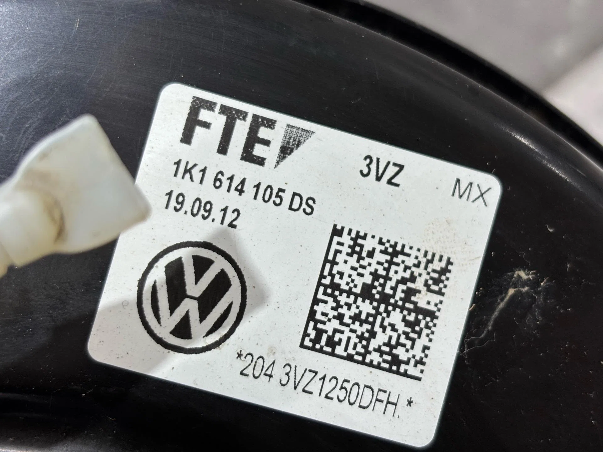 Вакуумный усилитель тормозов Volkswagen Jetta 6 - миниатюра 7