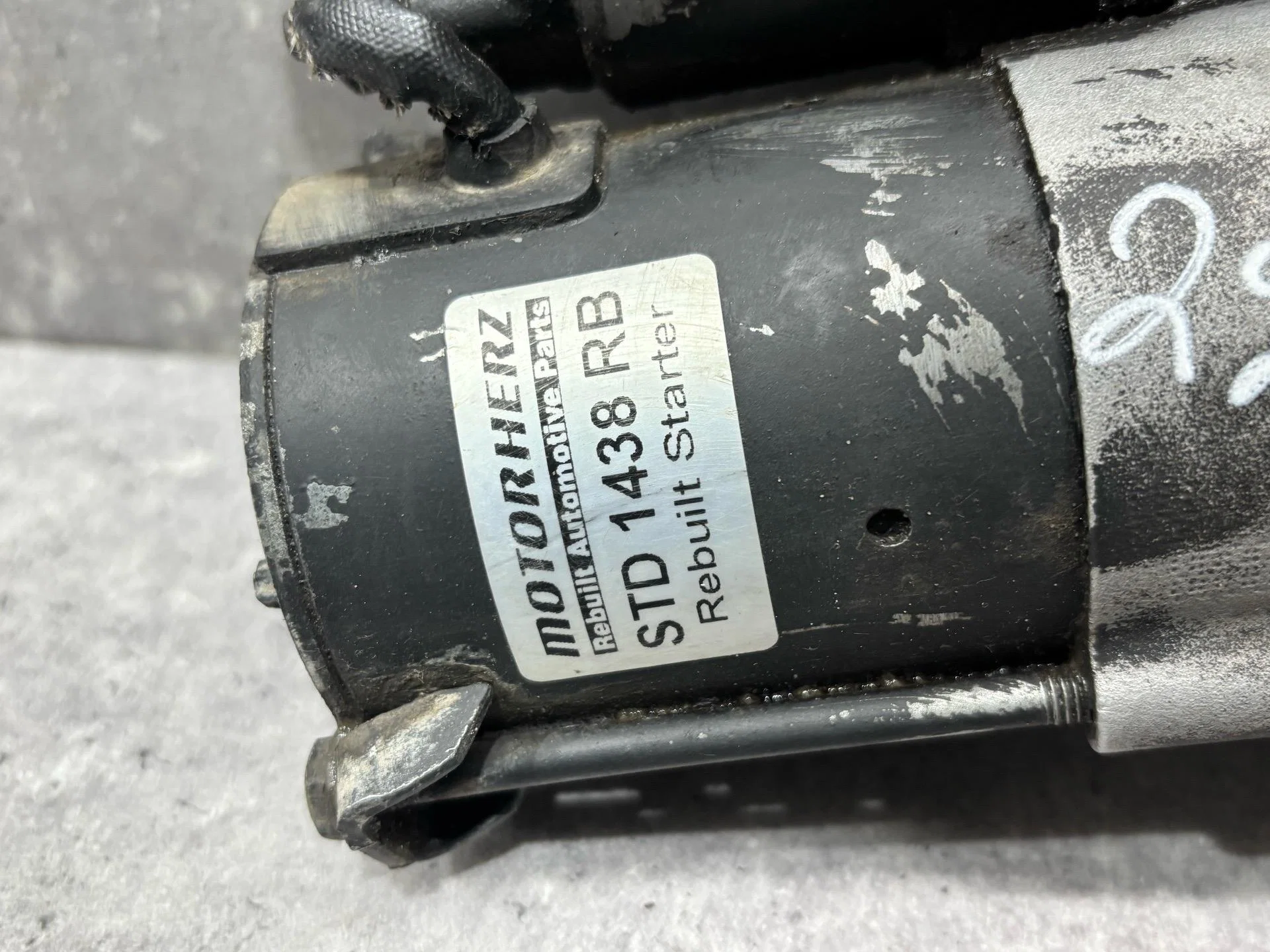 Стартер Opel Astra H рест. L69 2008 55556092 - миниатюра 3