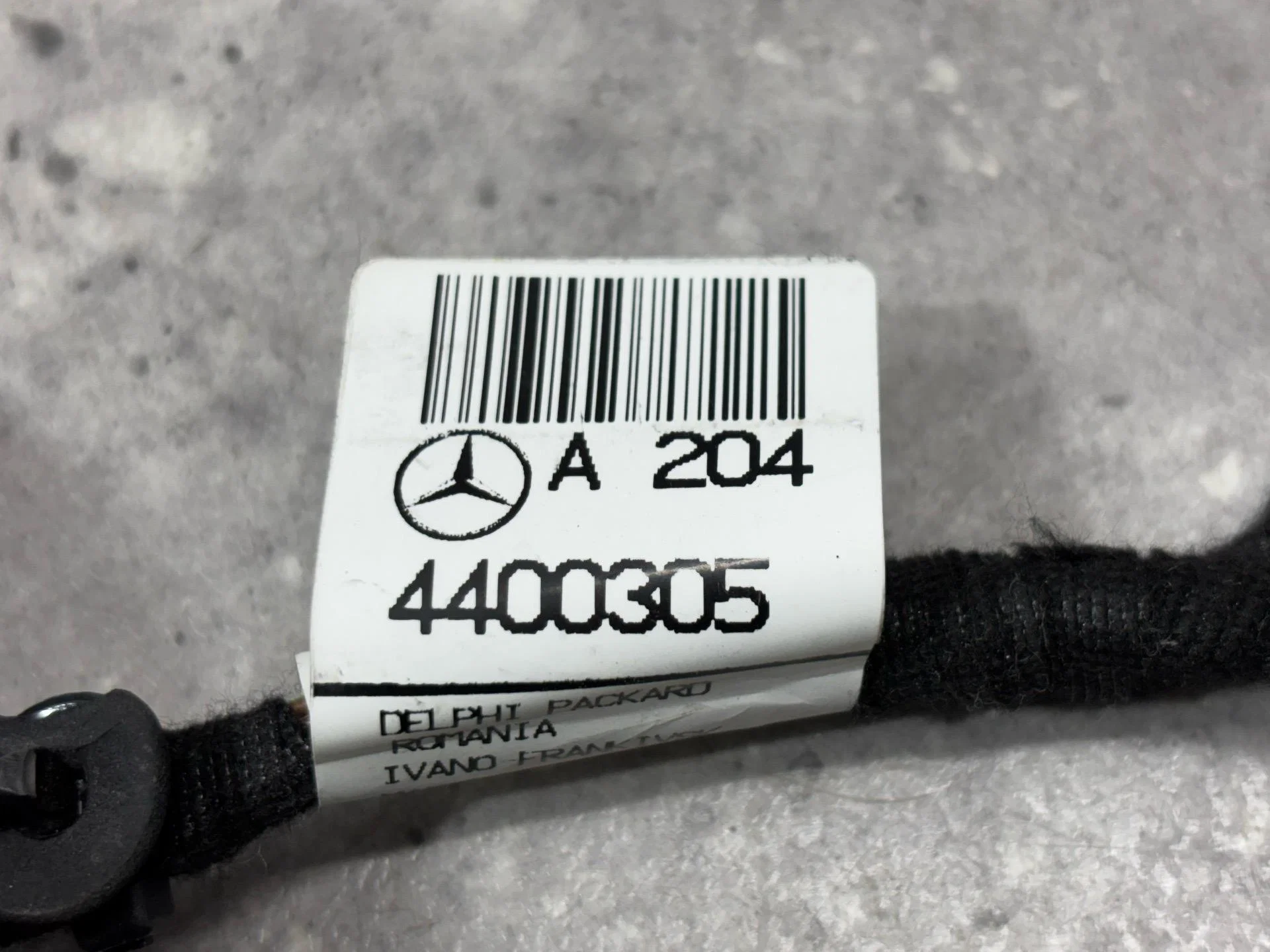 Проводка двери передней правой Mercedes-Benz C - миниатюра 4