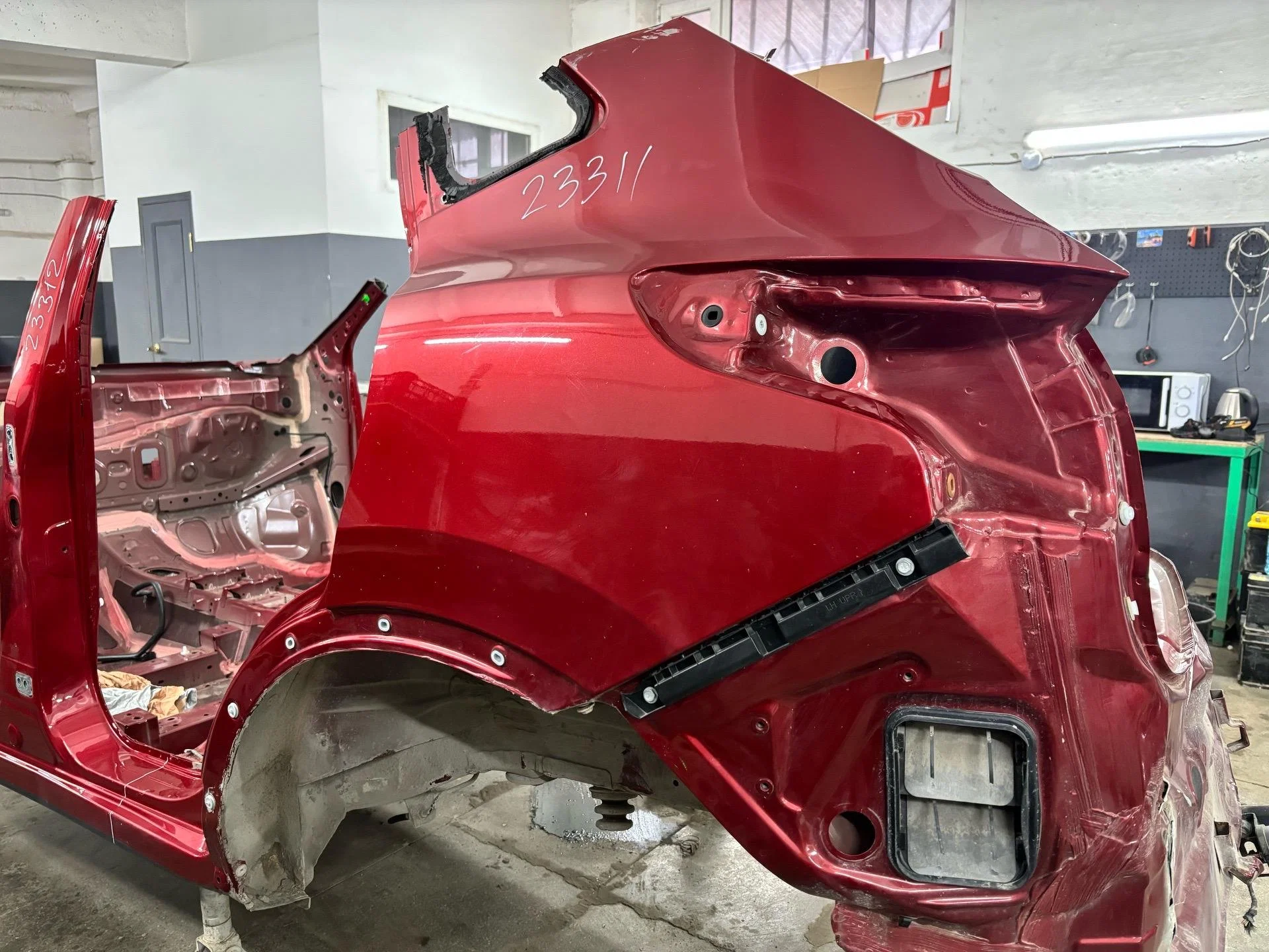 Крыло заднее левое Nissan Qashqai J11 рест. J11 - миниатюра 2
