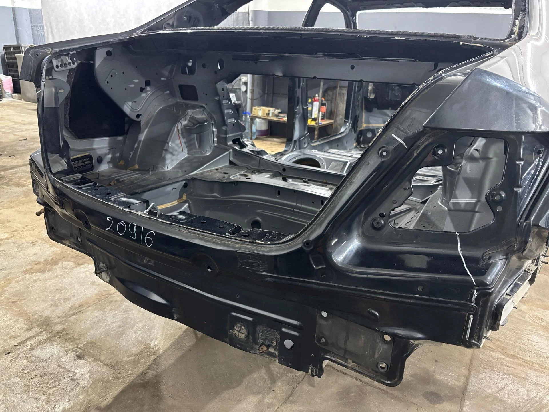Задняя рамка кузова Mercedes-Benz C W204 рест. - миниатюра 2