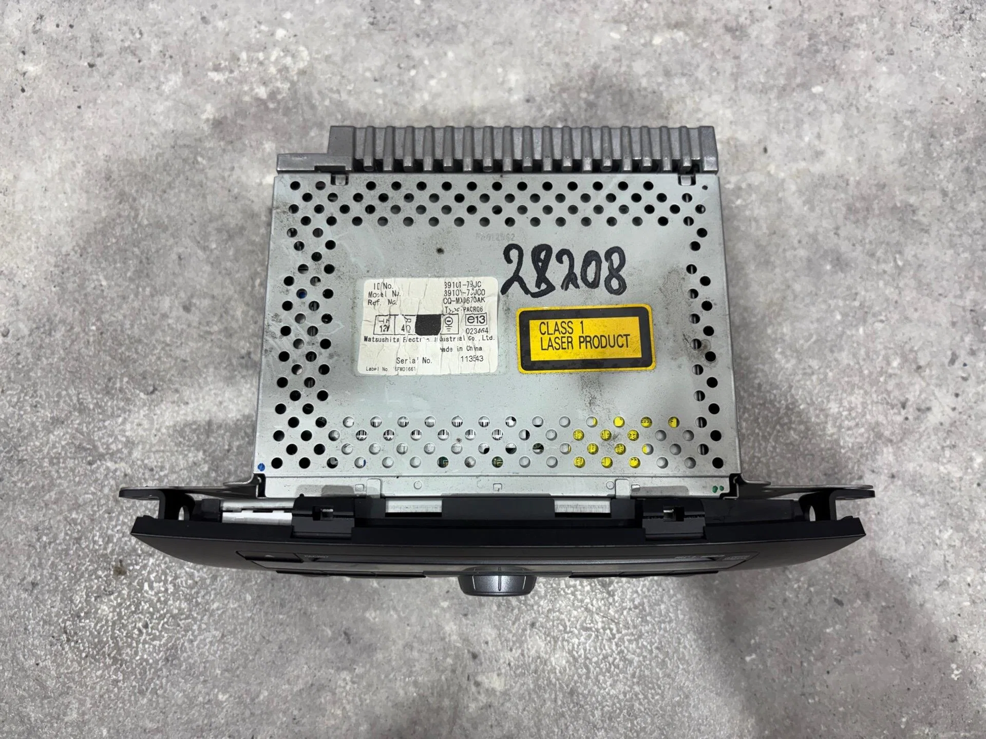 Магнитола Suzuki SX4 1 YA21S 2008 3910179JC0CAT - миниатюра 2