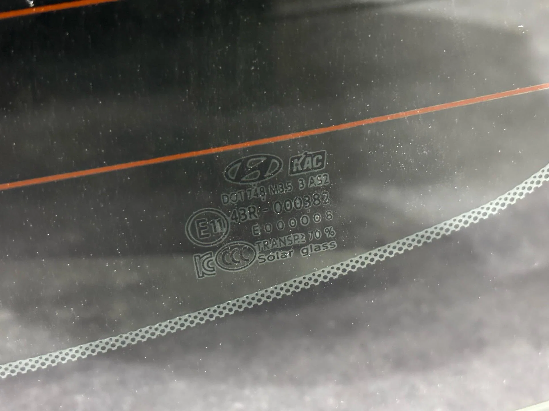 Стекло заднее Hyundai Sonata 7 LF 2016 87111C1010 - миниатюра 2
