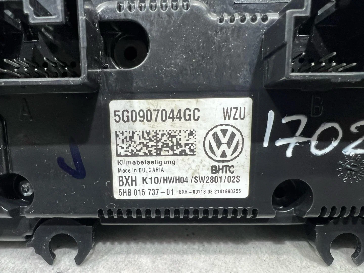 Блок управления печки/климат-контроля Volkswagen 1 - миниатюра 7