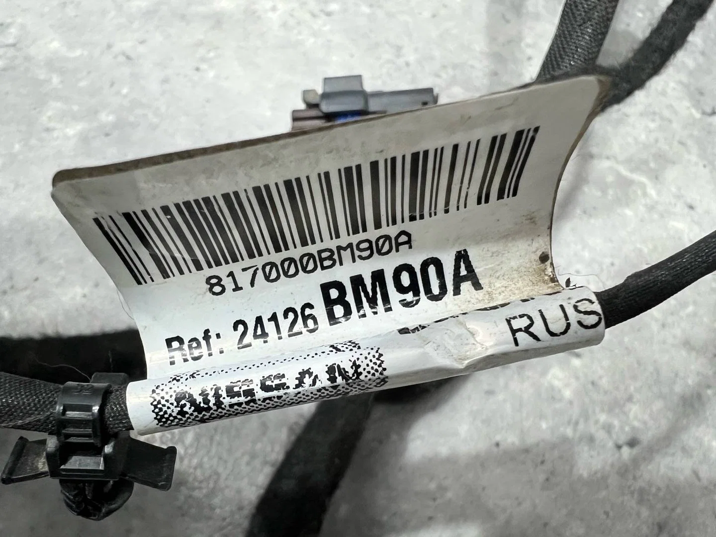 Проводка двери задней правой Nissan Qashqai J11 - миниатюра 4