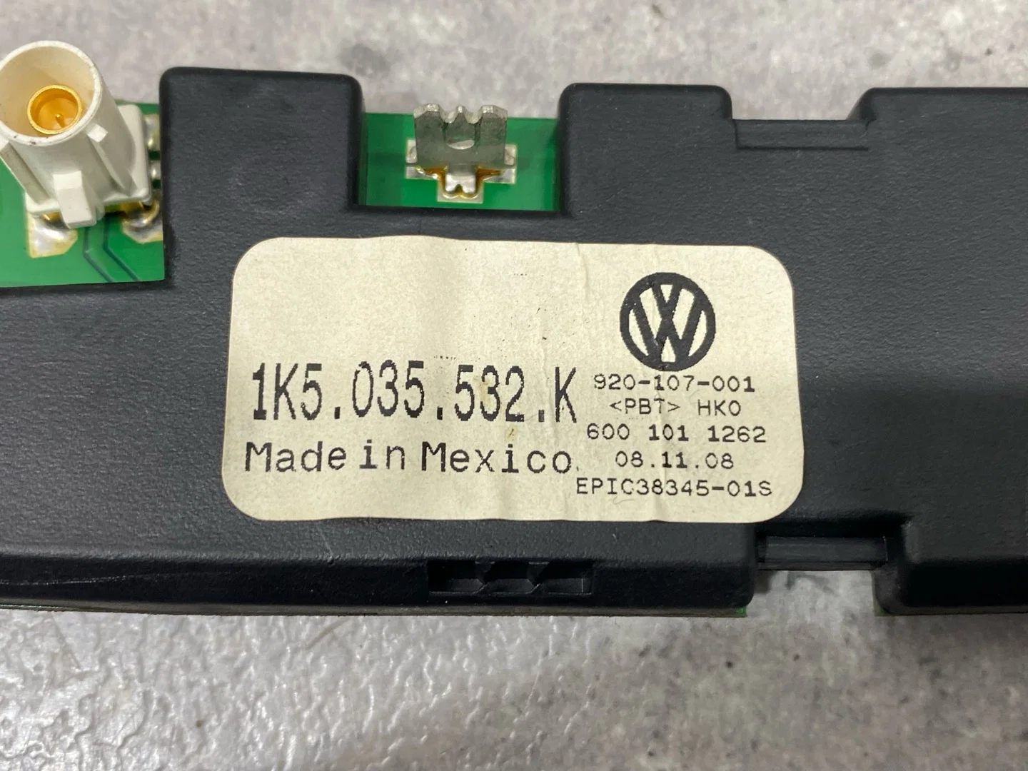 Антенна Volkswagen Jetta 5 1K2 2009 1K5035532K - миниатюра 3
