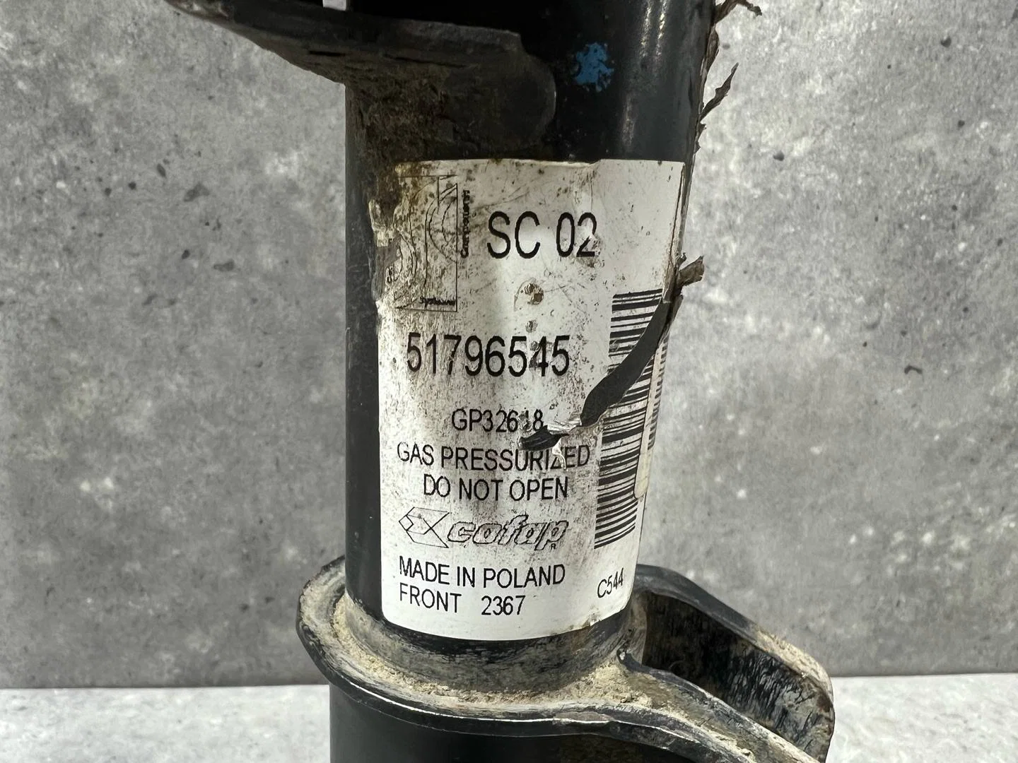 Амортизатор передний правый Fiat Punto 51796545 - миниатюра 6