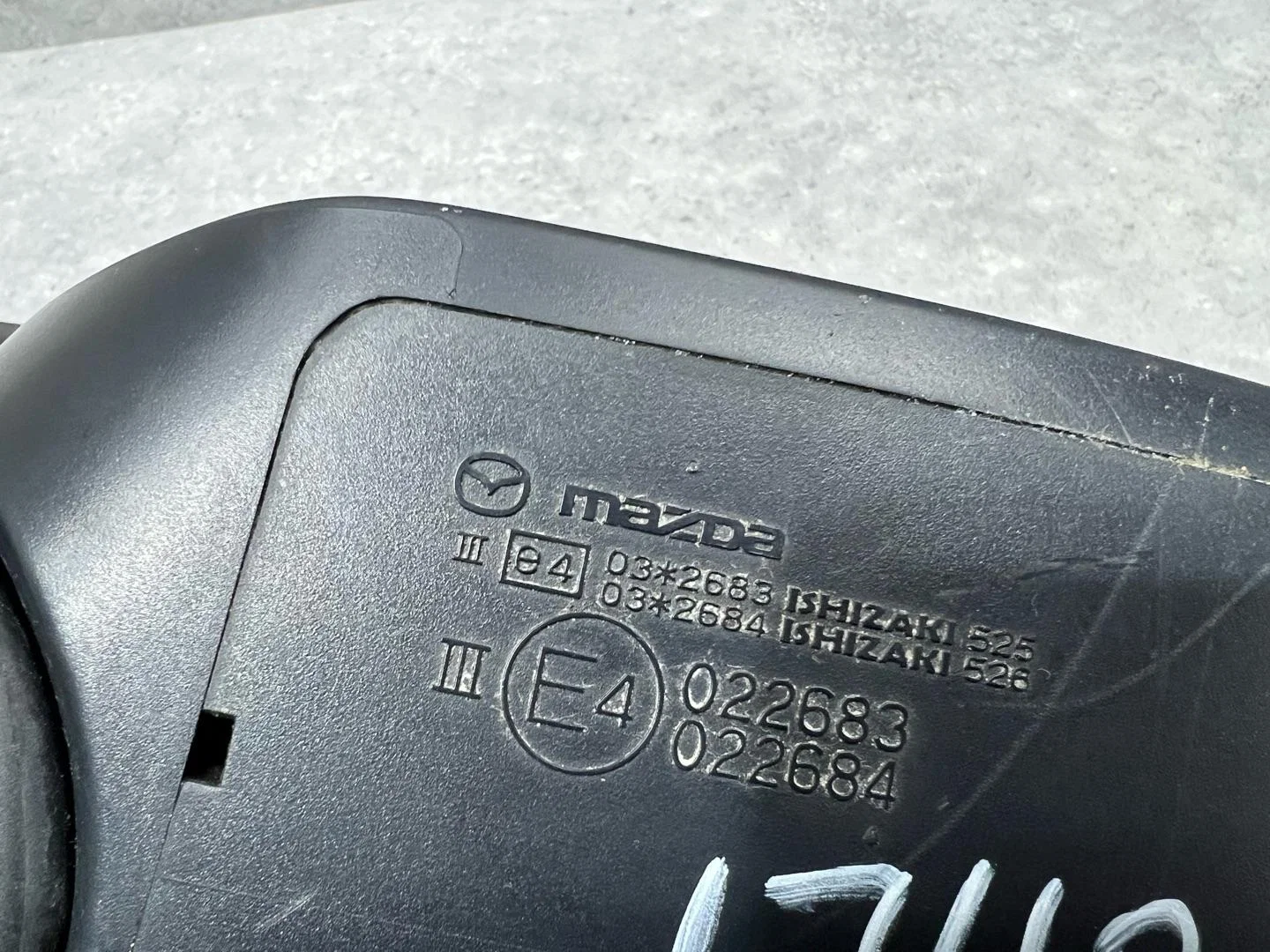 Зеркало наружное правое Mazda 3 2 BL 2009 - миниатюра 8
