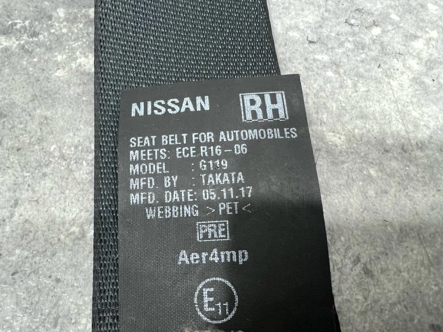 Ремень безопасности передний правый Nissan Qashqai - миниатюра 9