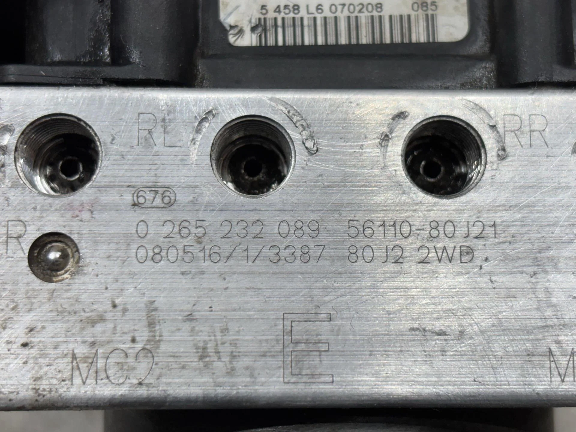 Блок ABS Suzuki SX4 1 YA21S 2008 5610080JL0 - миниатюра 8