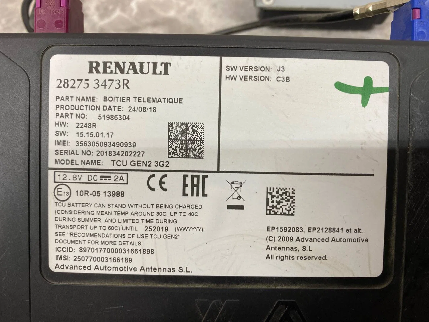 Блок навигации Nissan Terrano D10 2018 282061635R - миниатюра 4