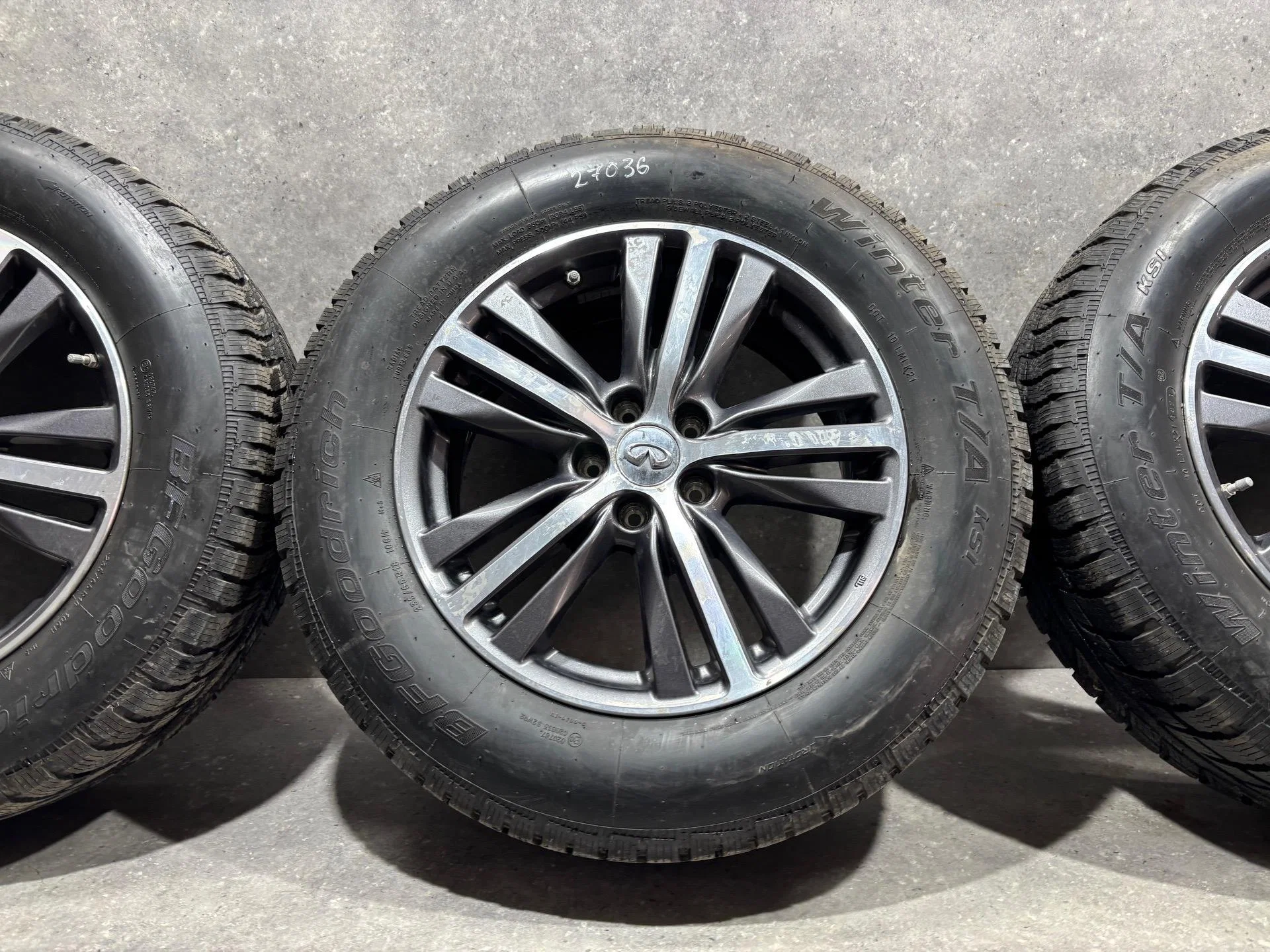 Комплект колес R16x7.5 5x114.3 (Bfgoodrich Winter T/A KSI 235/65) - миниатюра 3