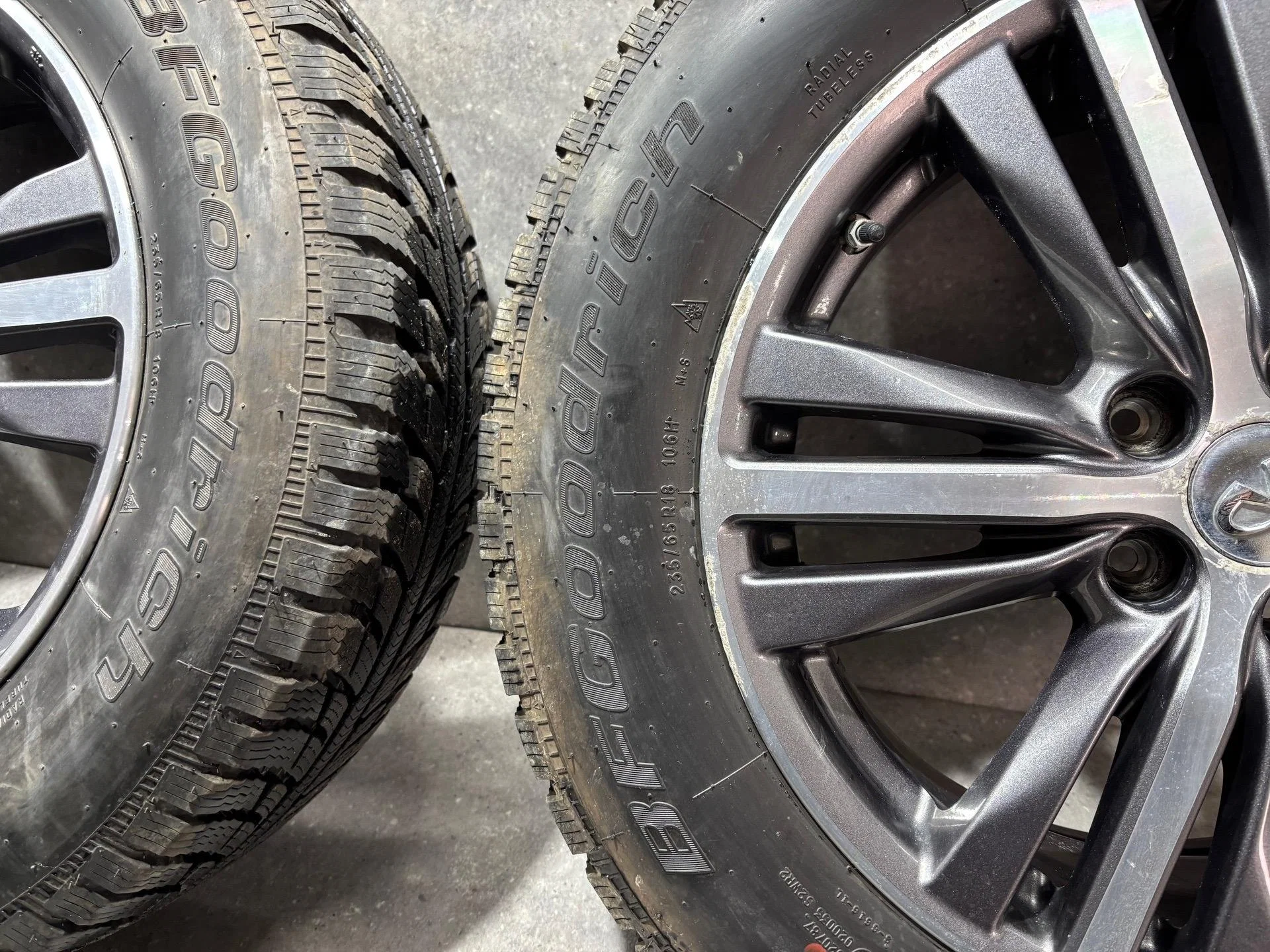 Комплект колес R16x7.5 5x114.3 (Bfgoodrich Winter T/A KSI 235/65) - миниатюра 6