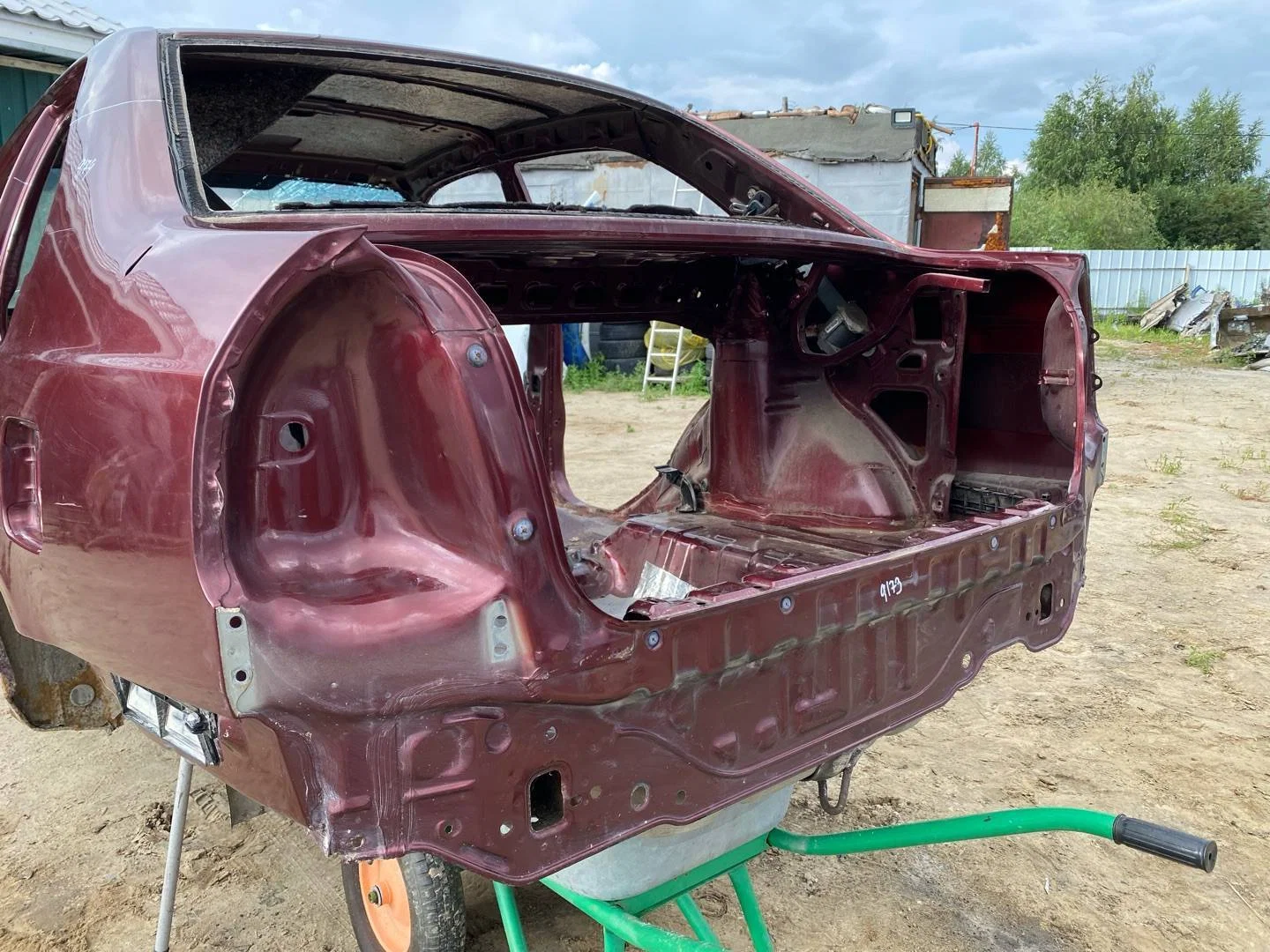 Задняя рамка кузова Hyundai Accent 2 LC 2008 - миниатюра 2