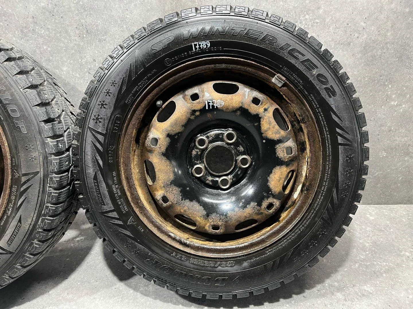 Комплект колес R14x5 5x100 (Dunlop Winter Ice 02 175/65) - миниатюра 5