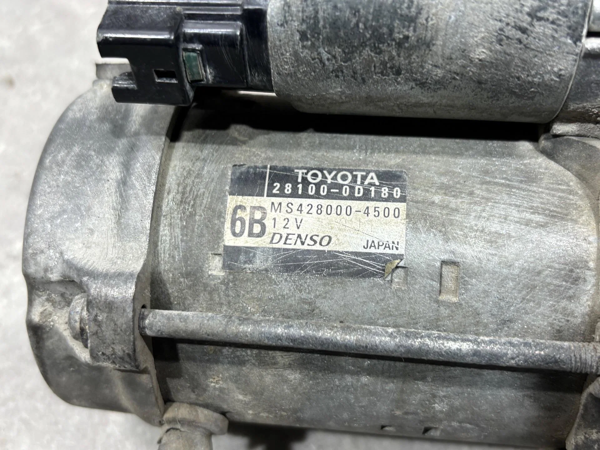 Стартер Toyota Avensis 2 T250 рест. ADT250 2008 - миниатюра 2