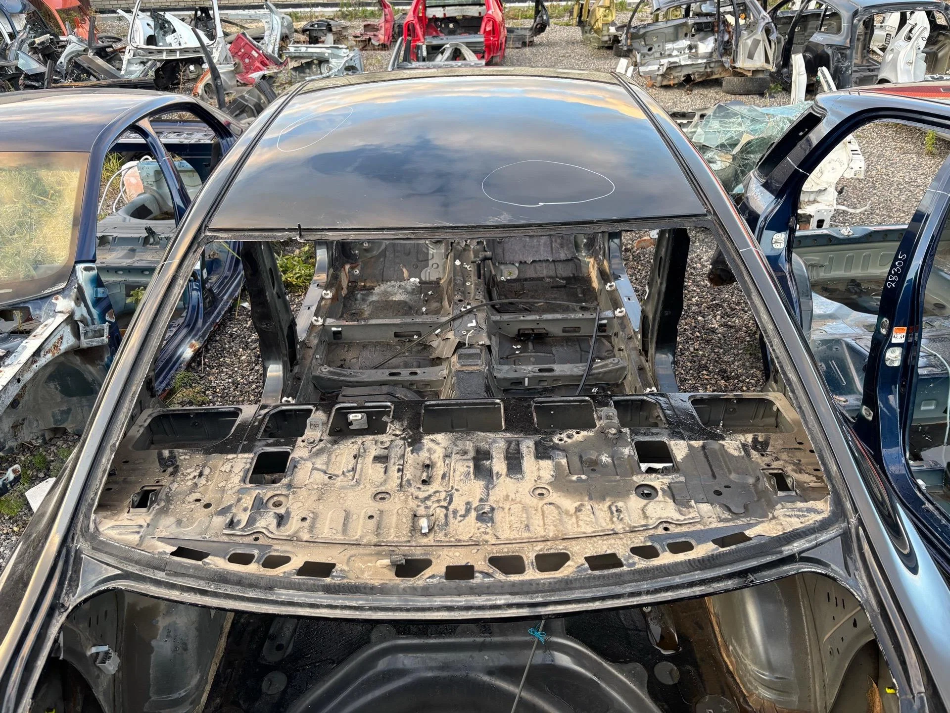 Крыша Toyota Avensis 2 T250 рест. ADT250 2008 - миниатюра 3