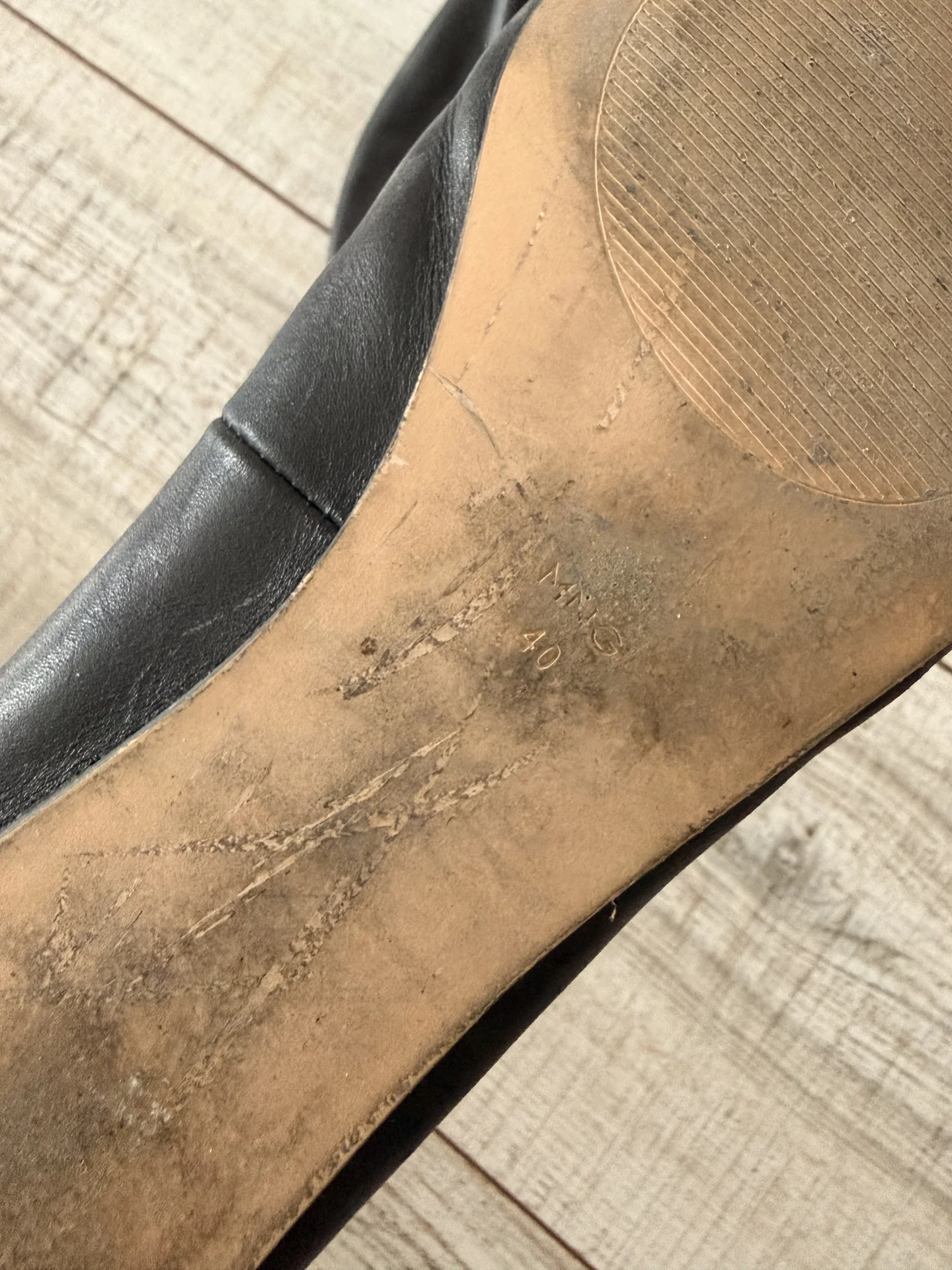 Лоферы натуральная кожа Mango 39-40 - миниатюра 3