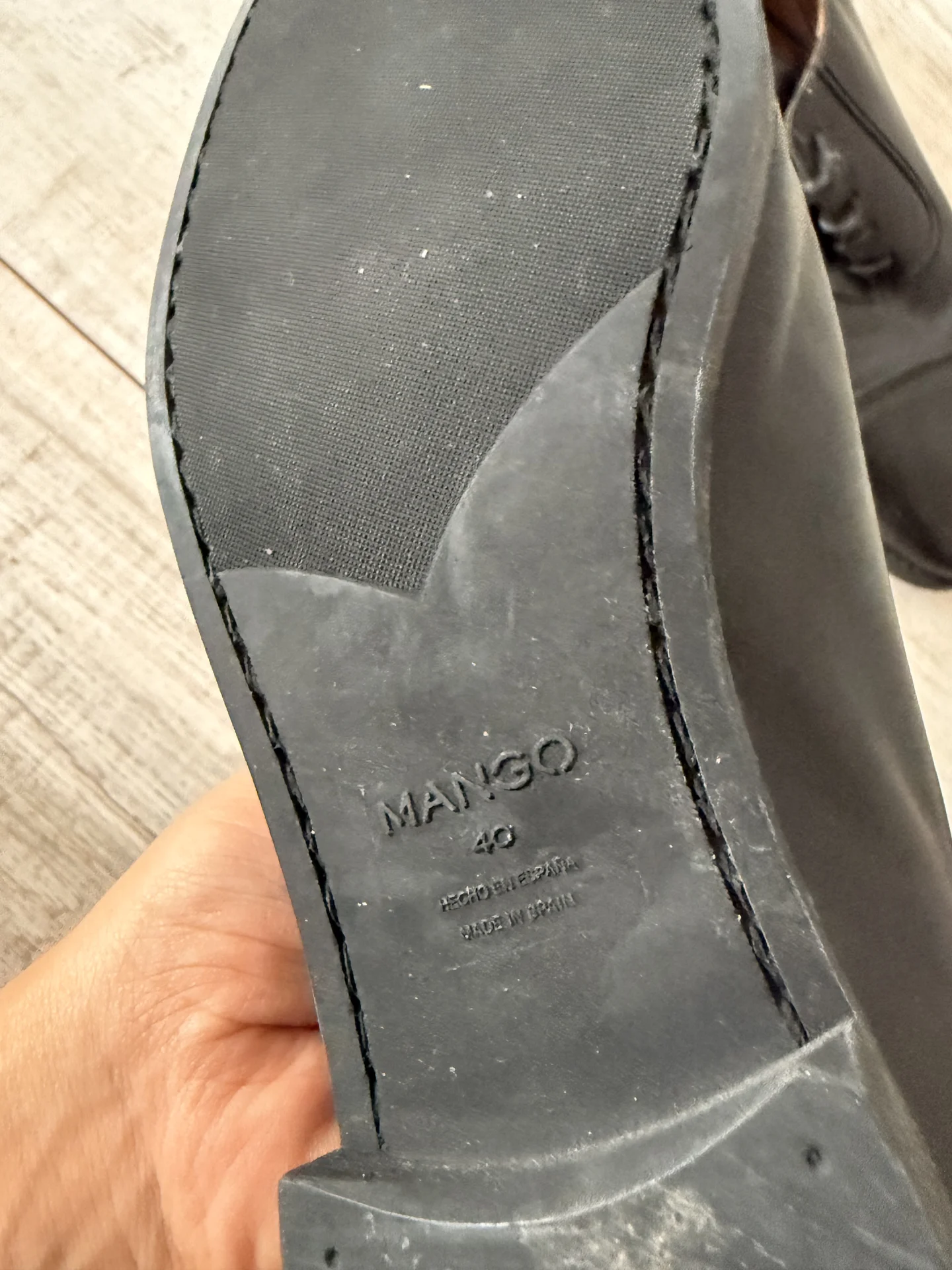Оксфорды Mango 39-40 натуральная кожа - миниатюра 2