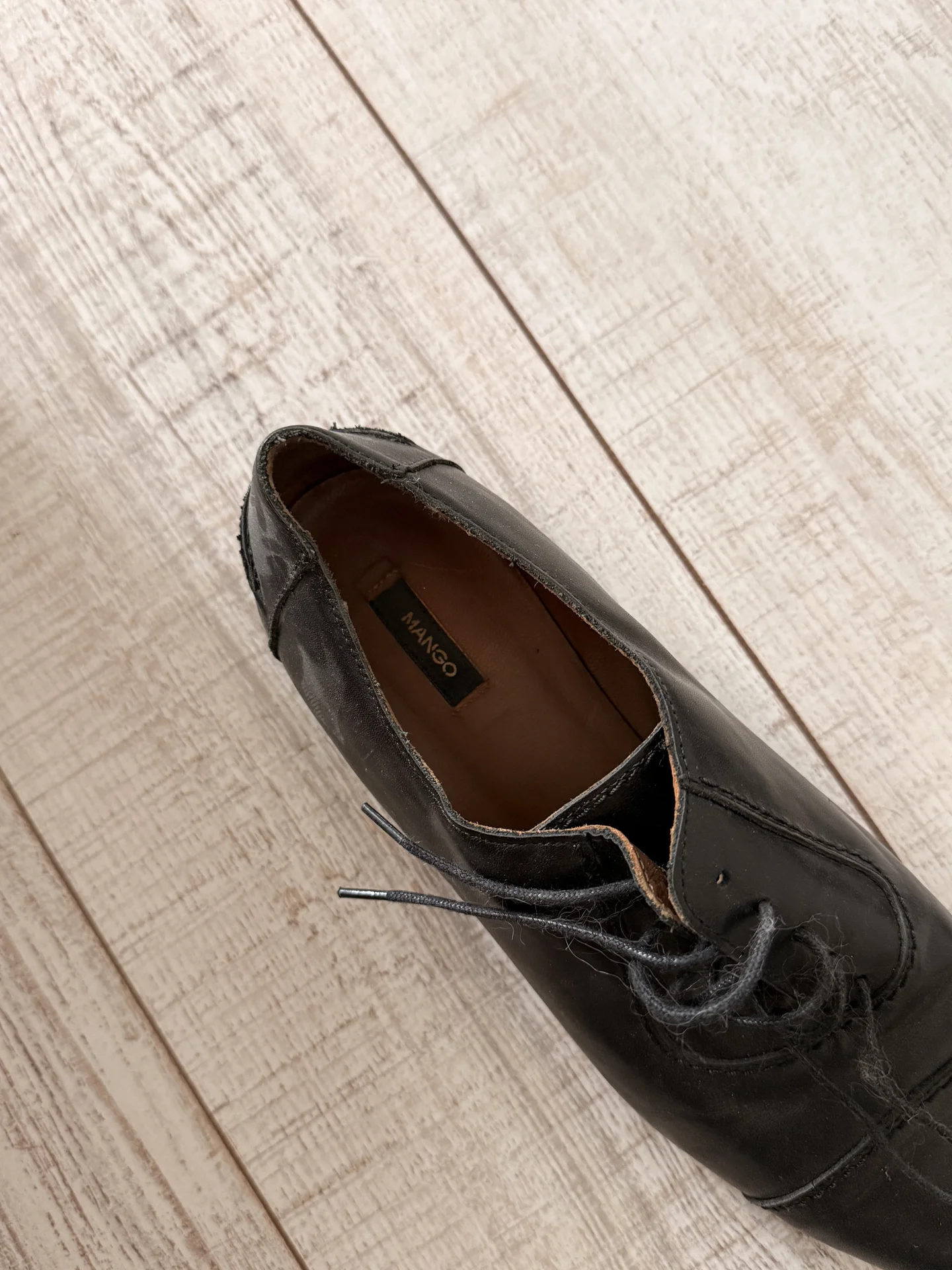 Оксфорды Mango 39-40 натуральная кожа - миниатюра 3