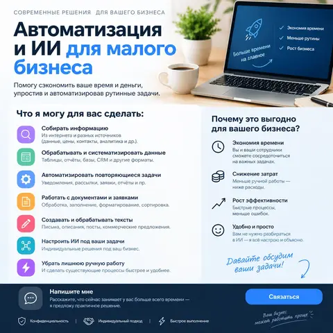УСЛУГИ ДЛЯ БИЗНЕСА