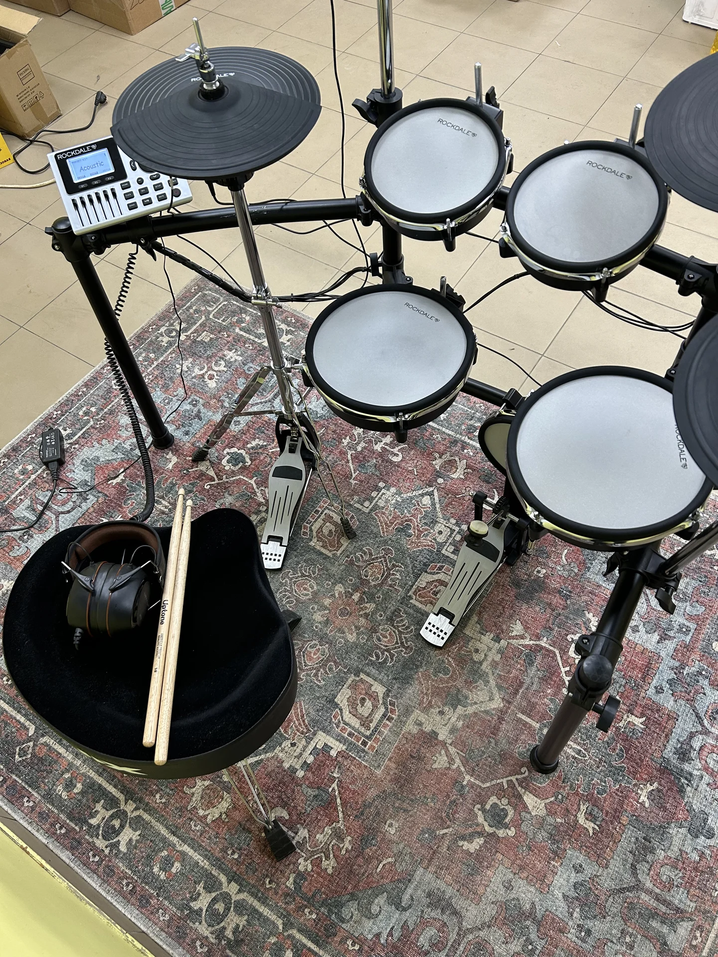 Барабанная установка Rockdale Thunder Mesh PRO 2 - миниатюра 6