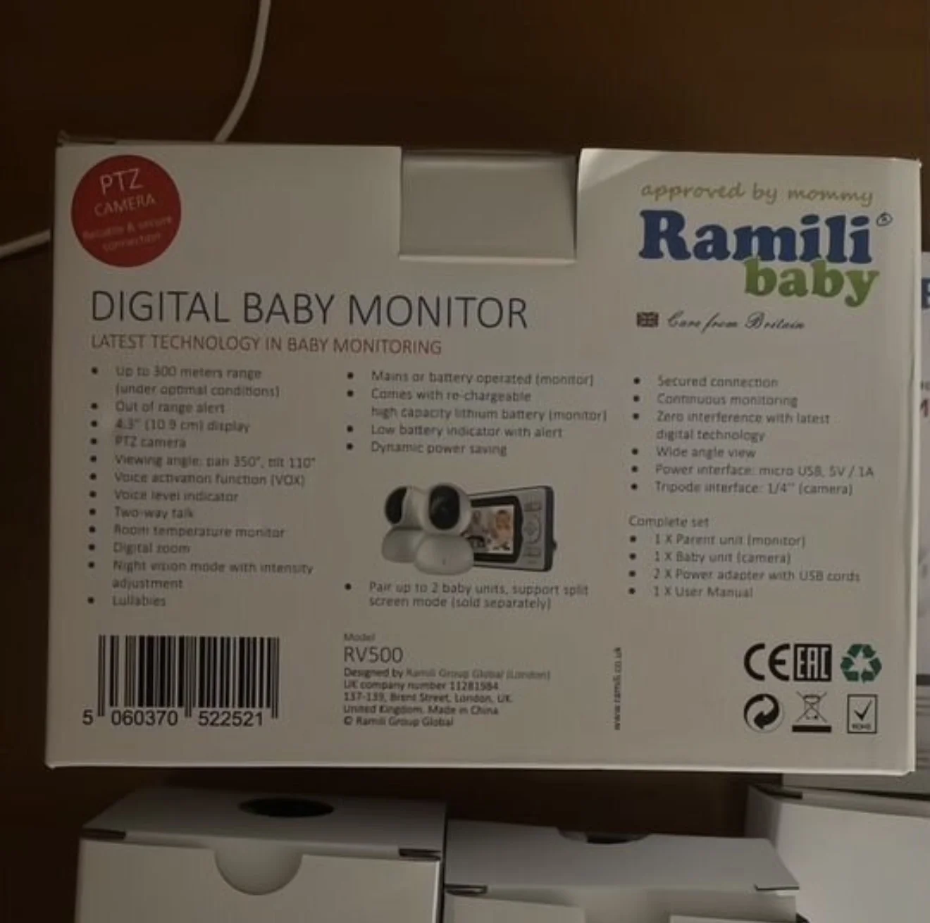 Продам в идеальном состоянии видеоняняю Ramili Bab - миниатюра 5