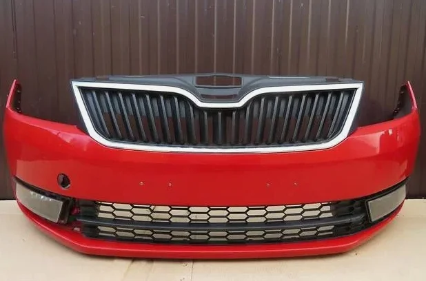 Бампер Skoda Rapid передний все цвета - изображение 1