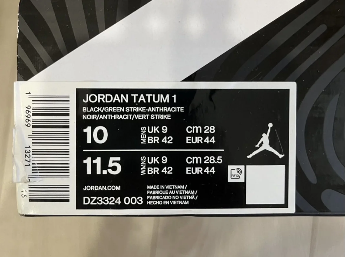 Баскетбольные кроссовки Jordan Tatum 1 — оригинал - миниатюра 6