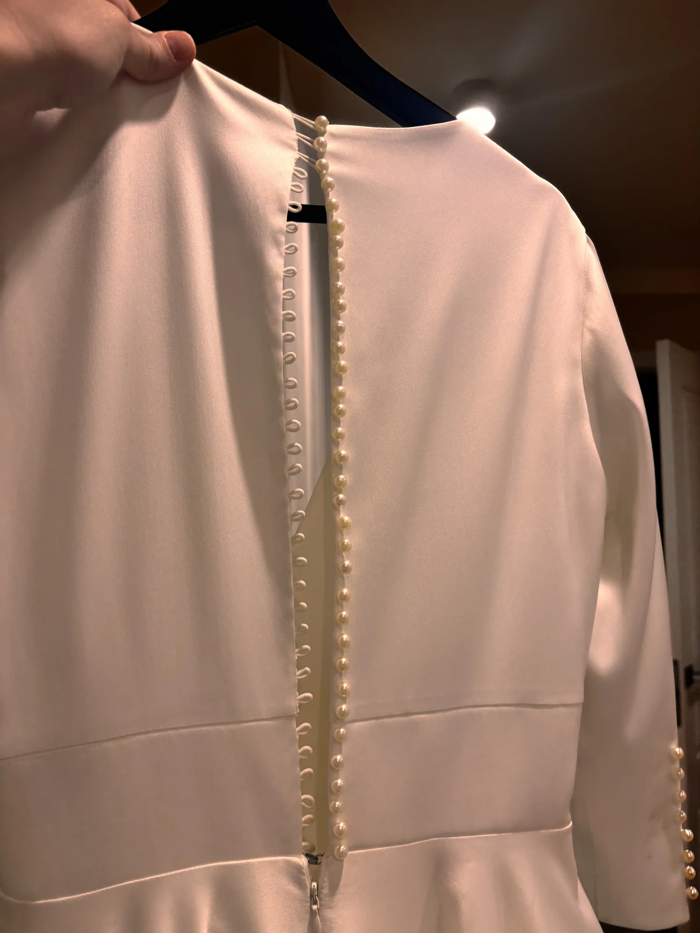 Вечернее белое платье - миниатюра 10