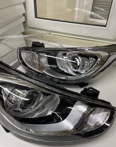 Фары Hyundai Solaris 1 с линзой