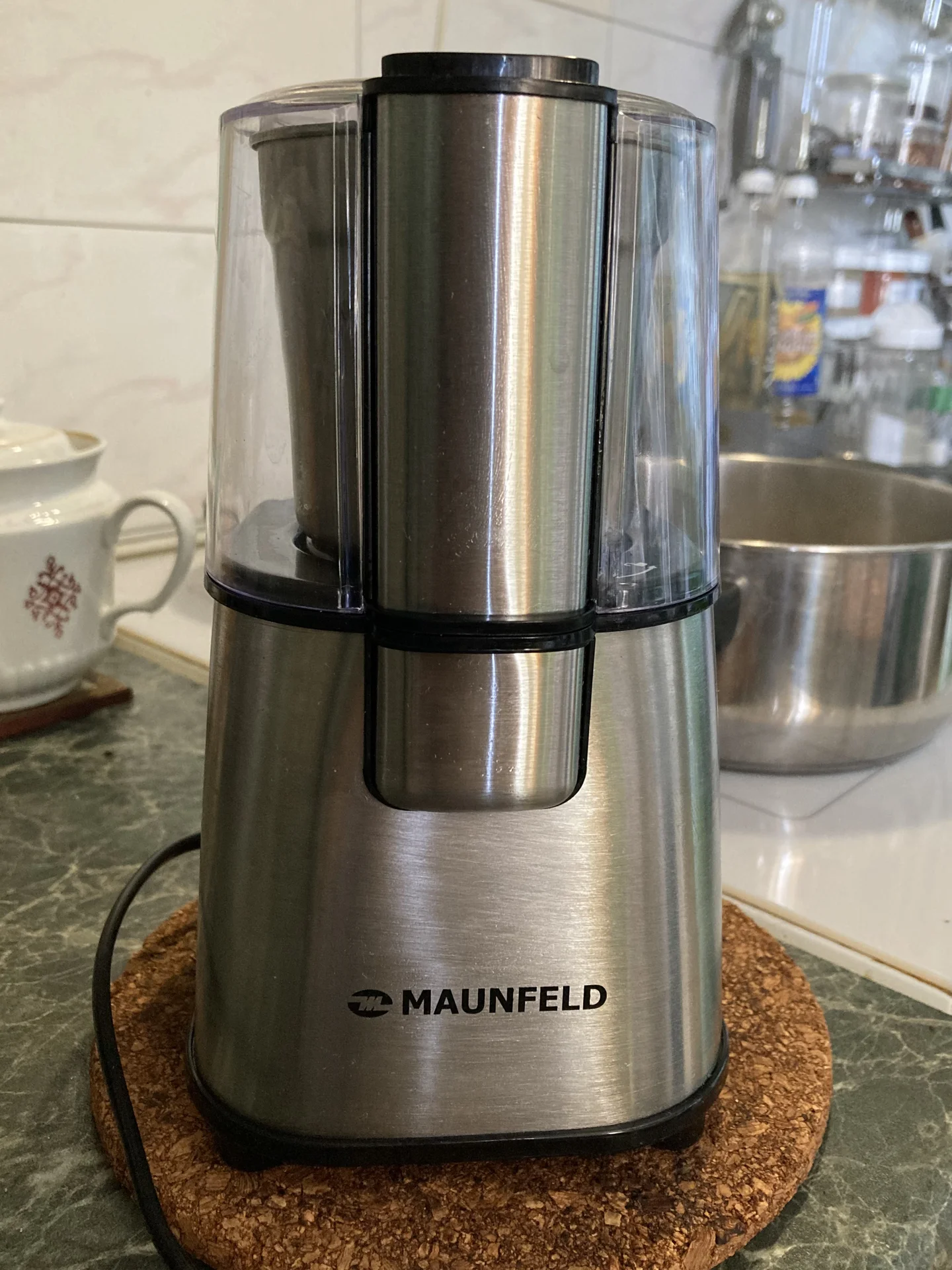 Кофемолка электрическая Maunfeld MF-251S - миниатюра 2