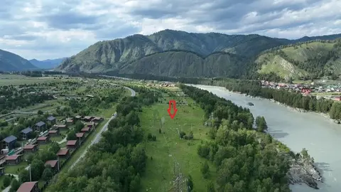 участок 10сот, с видом на Катунь