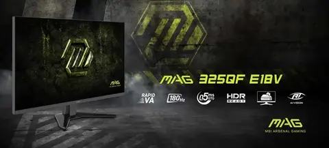 Новый MSI MAG 325QF E18V 31,5" 2K 180 Гц 0.5 мс