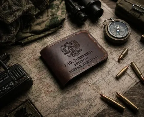 Обложка для удостоверения Ветерана Боевых Действий