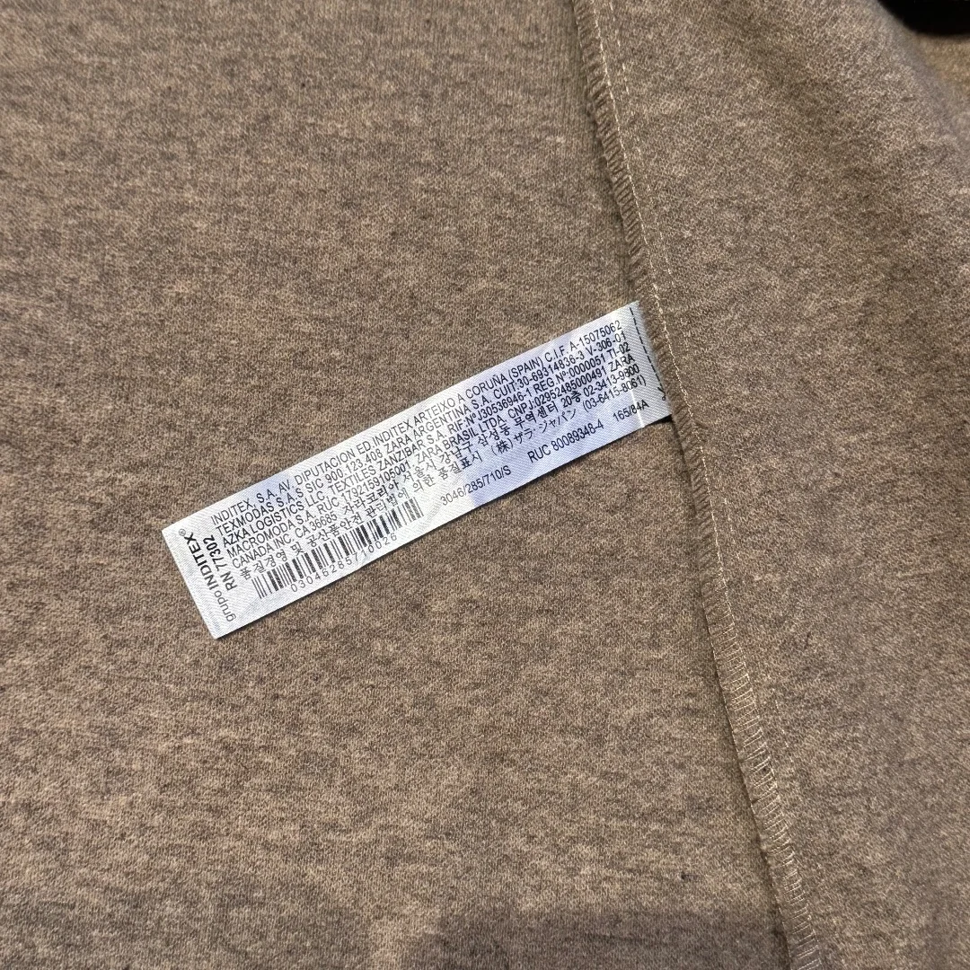 осеннее пальто zara s - миниатюра 3
