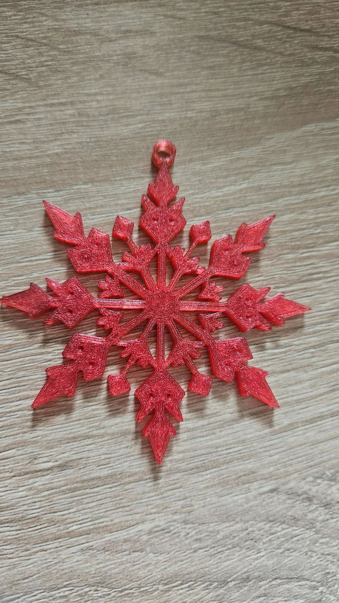Ёлочная игрушка снежинка - миниатюра 7
