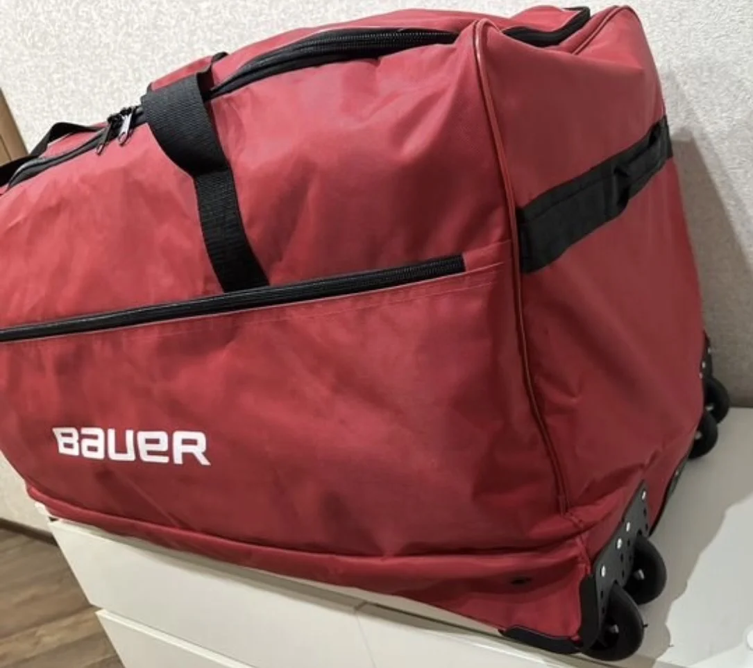 Вратарский хоккейный баул 42 43 дюйм красный Bauer - миниатюра 5
