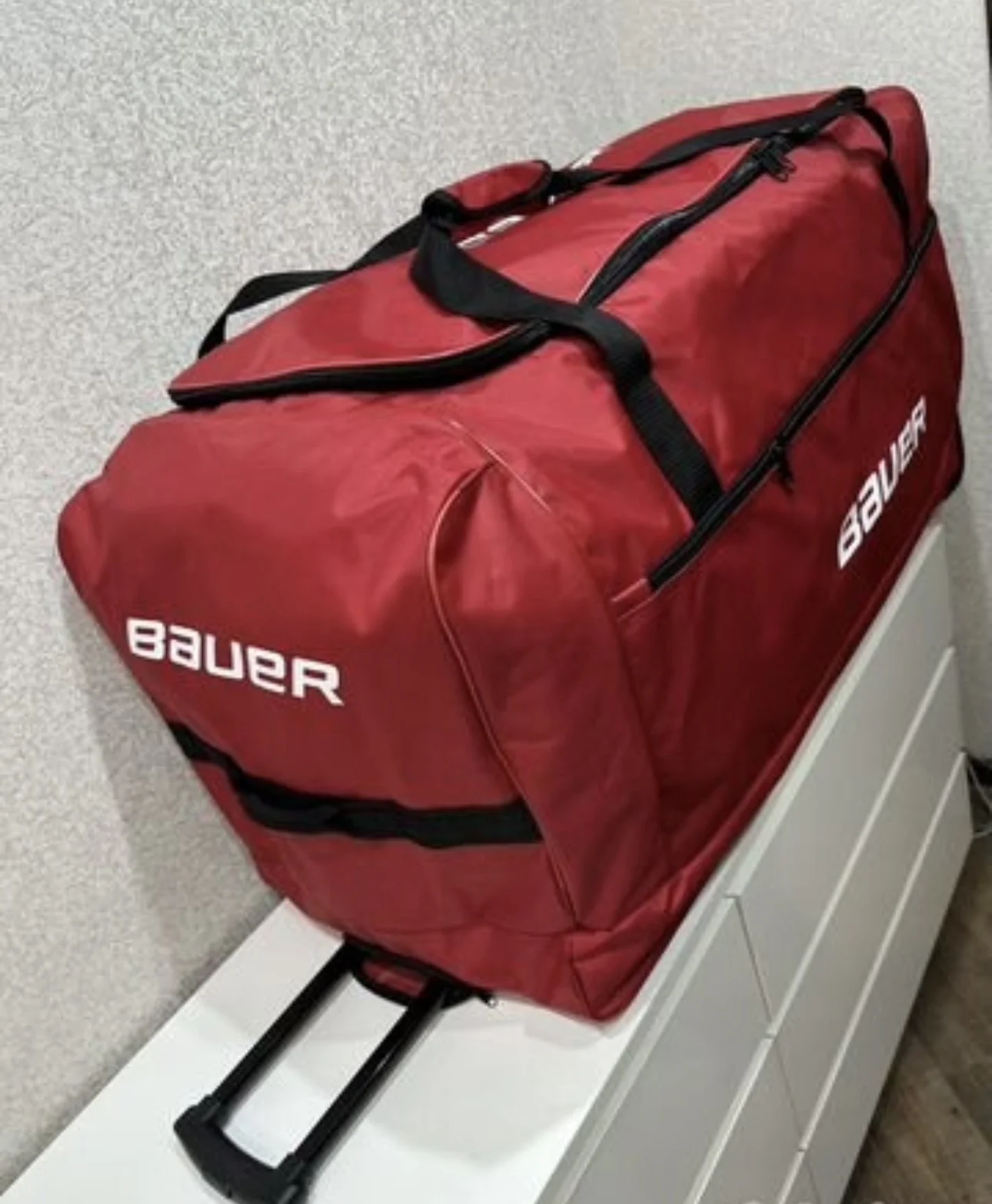 Вратарский хоккейный баул 42 43 дюйм красный Bauer - миниатюра 7