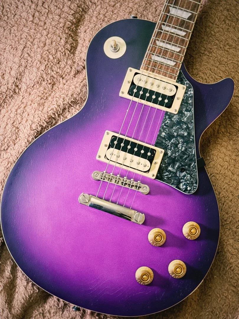 Epiphone Les Paul Classic Worn Purple - миниатюра 2