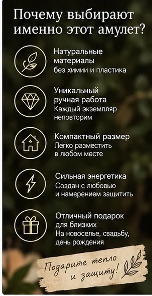 Денежный амулет с руной Феху — мини-картина ручной работы - миниатюра 4
