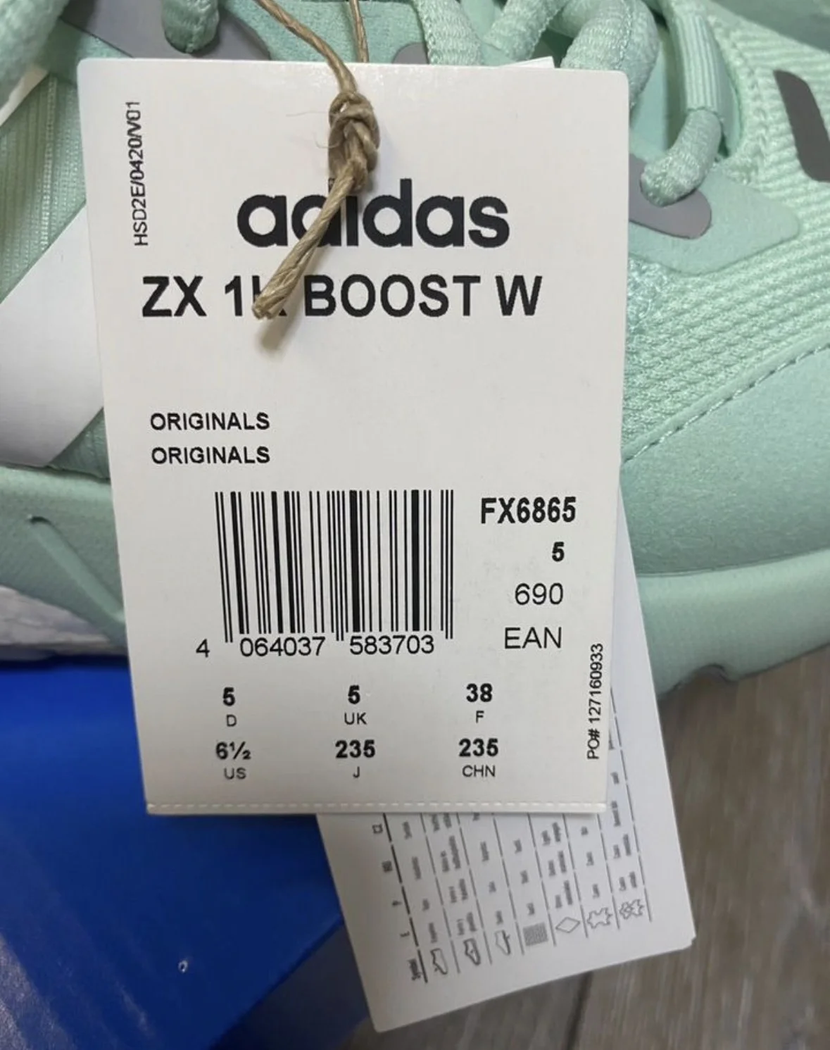 Кроссовки adidas zx 1k boost - миниатюра 3