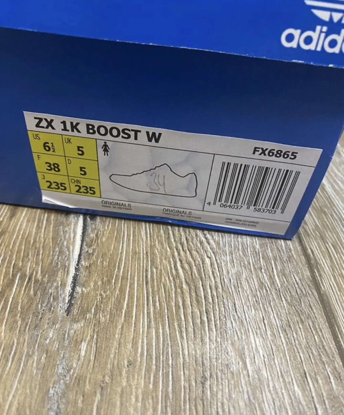 Кроссовки adidas zx 1k boost - миниатюра 5