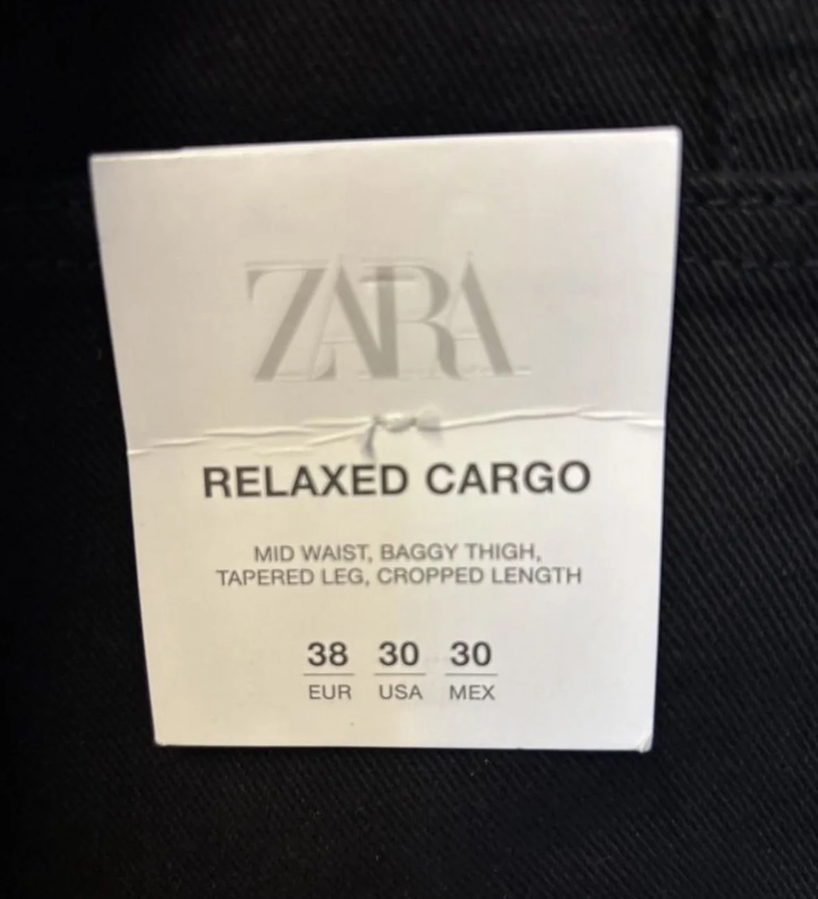 Zara карго джинсы - миниатюра 4